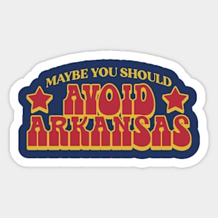 Avoid Arkansas Sticker